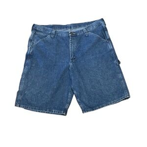 Wrangler Cargo Utility Denim Blue Jeans Shorts Men's Size 42